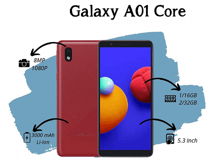 گوشی سامسونگ Galaxy A01 Core